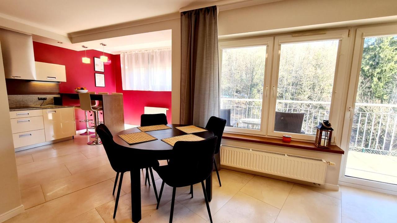 Na Bukowej, Apartament Widokowy Z Duzym Tarasem Wisla Exterior photo